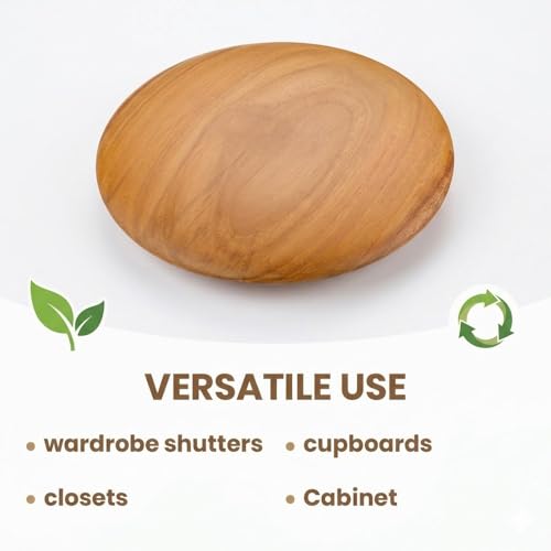 Image of Teak Wood Handle for Main Door /Door Handle for Home & Office /Pull & Push Handle for Main Door /Modern Designer Handle - Pack of 1 (Full, 4 Inch)- Model 5034-| 3 Years Warranty |