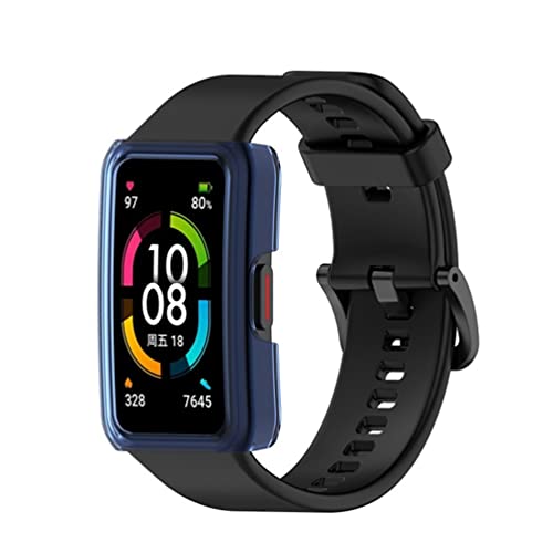 Gloriza for Huawei Band 7/Huawei Band 6/Honor Band 6 Ή P[X KXtB ی Jo[ d|PCf ̉ h~ ϏՌ ϐFh~ SʃJo[ Sʕی X}[gEHb` Huawe