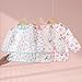 HaimoBurg 3 Pcs Waterproof Long Sleeves Baby Bibs Weaning Smock Bib 3-24 Months