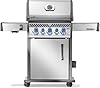 Napoleon Rogue PRO-S 425 Propane Gas Grill with Infrared Side and Rear Burners, Stainless Steel, Durable 5-Burner Grilling Experience