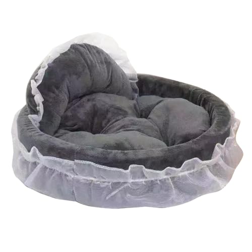 Soft Plush Pet Bed Detachable Princess Nest for Small to Medium Dog Cat