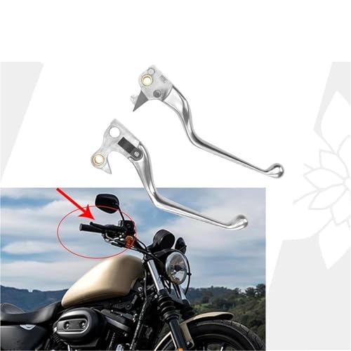 Maneta de embrague de moto con tacto suave y aluminio resistente para Harley Sportster XL 3