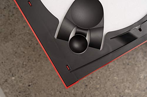 Cadre pour disque vinyle rouge finition premium satinée