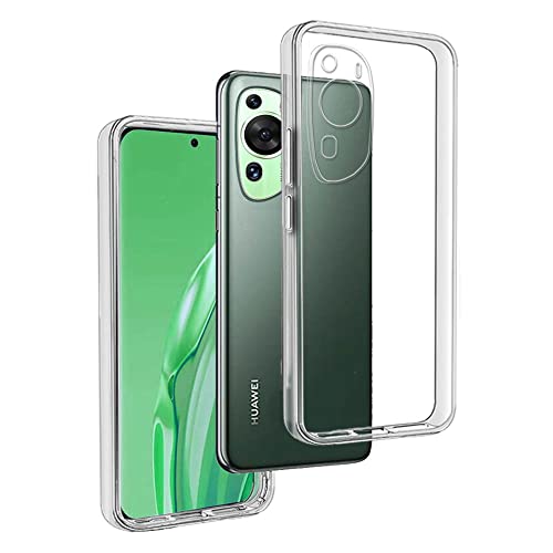 REY Funda Carcasa Gel Transparente para Huawei P60 Art, Ultra Fina 0,33mm, Silicona TPU de Alta Resistencia y Flexibilidad