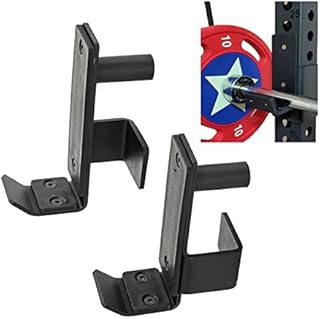 ZOVOTA Olympic Weight Plate Holder Attachment Fits 2" Weight Strength Training Plates Tube Power Cage Set of 2 Storage Rack