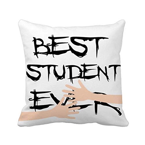 Coussin de Couvrir Élève Enseignant Housse Décorative Coton Canapé Chambre
