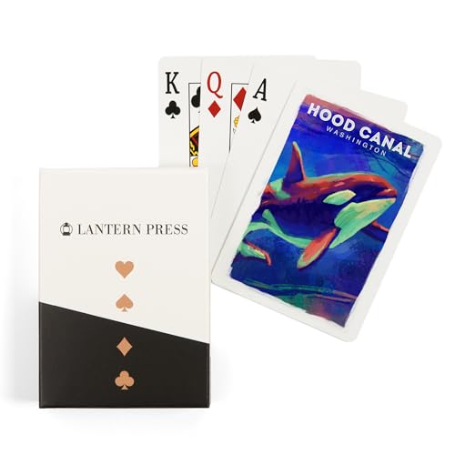 Baraja de Cartas Lantern Press Hood Canal Poker Size