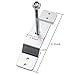 Spare Tire Carrier Holder Mount Wheel Bracket Rack for 802 Cargo Utility Enclosed Race Trailer,Mount Your Spare Tire Directly to The Wall of Your Trailer Fasten Tire Convenient to Repair and Carry