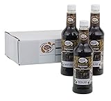 Master of Mixes Espresso Drink Mix, Ready to Use, 1 Liter Bottle (33.8 Fl Oz), Pack of 3 in Ecommerce Protective Packaging