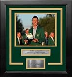 Rory McIlroy 2026 Masters Trophy 8" x 10" Framed Golf Photo with Engraved Autograph