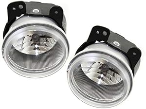 CarLights360: For Dodge Magnum Fog Light 2005 2006 2007 Driver and Passenger Side | Pair | DOT Certified | Replacement For CH2590109 + CH2590109