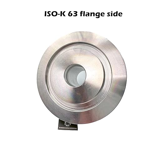 Image of bmotiontech ISO-K 63 flange (clamp type) to NW25 KF25 flange reducer converter adapter (ISO-K 63 to KF25 reducer)