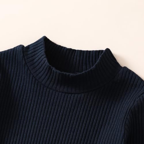 Xumplo Toddler Baby Girl Christmas Outfits Plaid Overall Skirt Suspender Dress Two Piece Skirt Set Long Sleeve Christmas Party Clothes 12M-5T