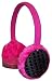 N'ice Caps Girls Sequin Trimmed Adjustable Ear Muffs (black/silver)