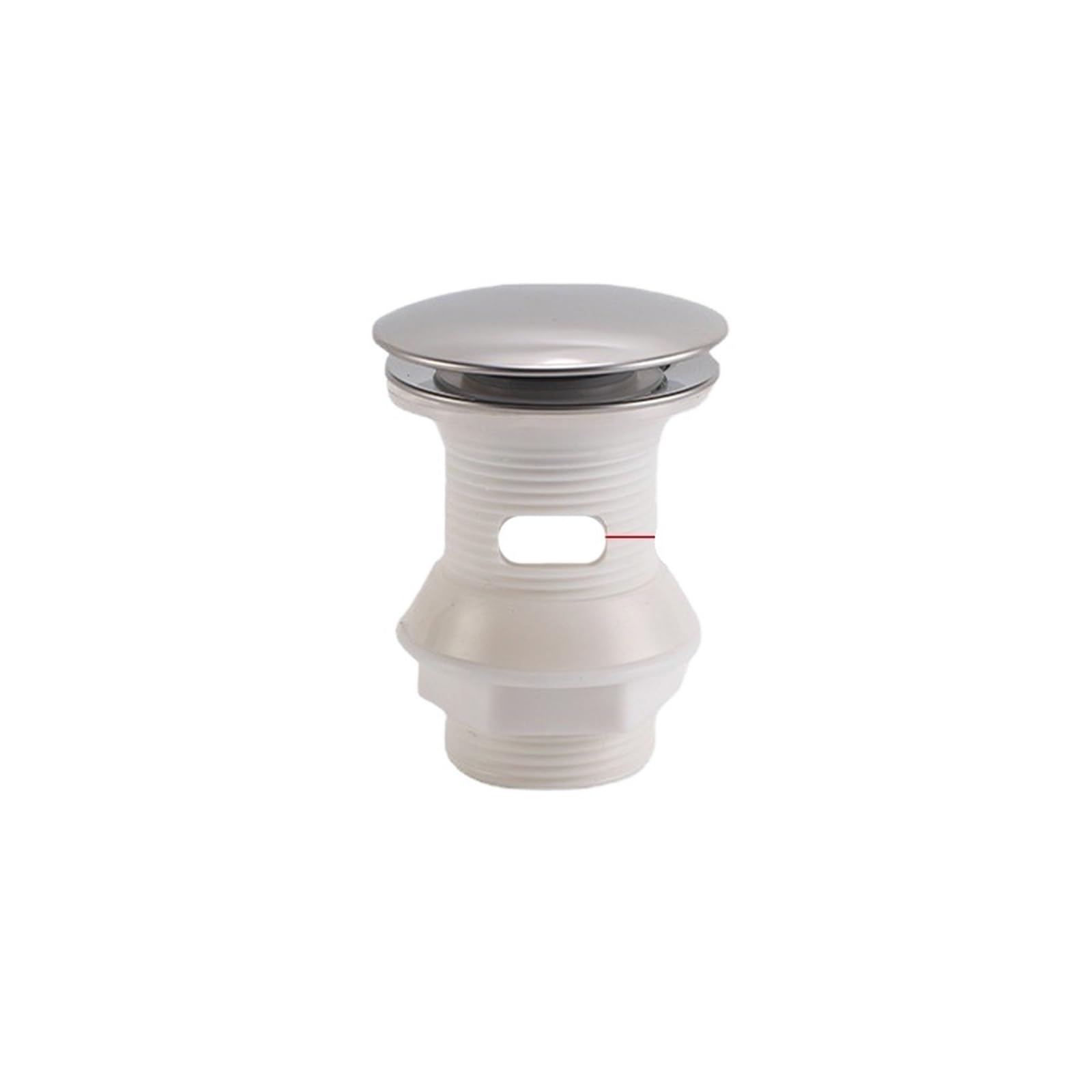 Rtbvghjik White 304 Hole Basin Drain Bathroom Sink Pop Up Push Open Waste Filter Stopper Set Black Washbasin Hose Accessory Toilte Renovation For Bathroom Sinks(White 304 Hole)