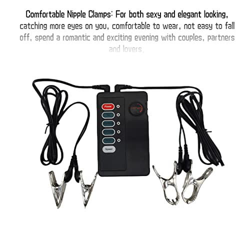 Electroestimulación con pinza de pezón de alta conductividad y control SM 2