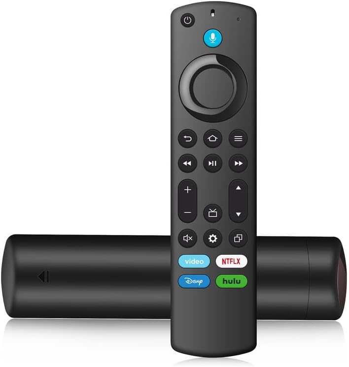 Replacement FireStick Remote for All Fire-Series Smart TV Stick (4K Max/4K 1st Gen/4K 2nd Gen/Lite/HD), TV Cube(1st/2nd/3rd Gen), TVs Stick (2nd/3rd Gen), for Insignia Smart TV 3rd Gen