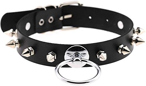 Dohuge Punk Gothic Studded Rivet PU 
