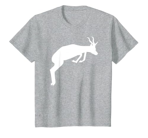 Springbok T-Shirt, Youth, Heather Grey, 2T