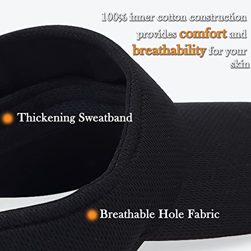 Ntlwkr Sun Visor Hat Adjustable Velcro Outdoor Sports Cap For Men Women Adults #TOP1