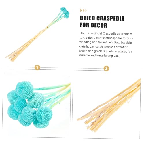 Garneck 10pcs Craspedia Dried Flower Decorations miniatura 7