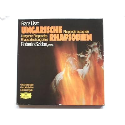Szidon, Roberto Liszt Hungarian Rhapsody 3LP Deutsch Grammophon 2720072 EX/EX 1973