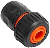 AERZETIX - C73230 - Racor Conector rápido 3/4'' para Manguera de riego de jardín - Adaptador Accesorio Pistola Grifo irrigación - en plástico - Color Negro y Naranja