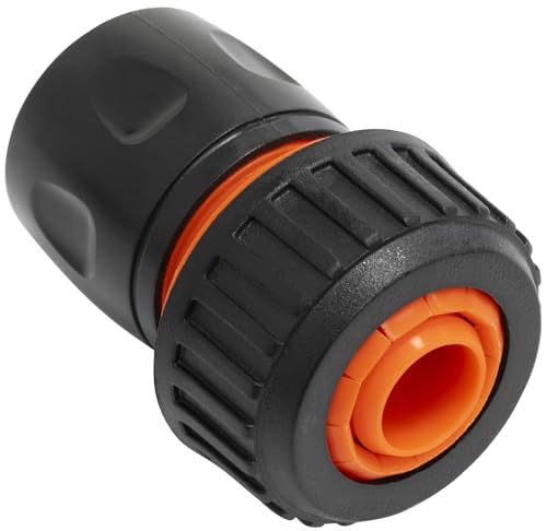 AERZETIX - C73230 - Racor Conector rápido 3/4'' para Manguera de riego de jardín - Adaptador Accesorio Pistola Grifo irrigación - en plástico - Color Negro y Naranja