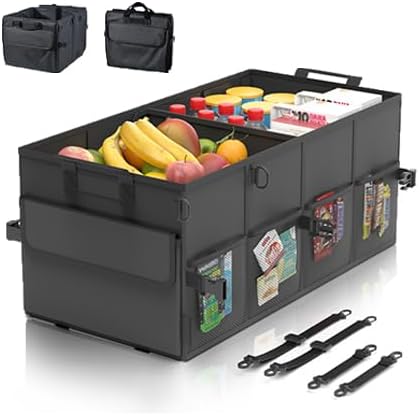 Car Trunk Organizer SUV Collapsible Car Caddy Truck Storage Heavy...