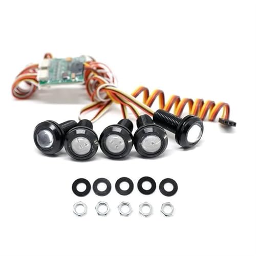 Kit Luces RC 10 Modos de iluminación ajustables para carrocerías Slash 1/10 2