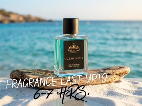 Image of Eau De Parfum 50 ml | Long Lasting Premium Fragrance Perfume Spray | Fresh Luxury Scent for Daily Wear Office Party Travel and Special Occasions (Ocean Musk)