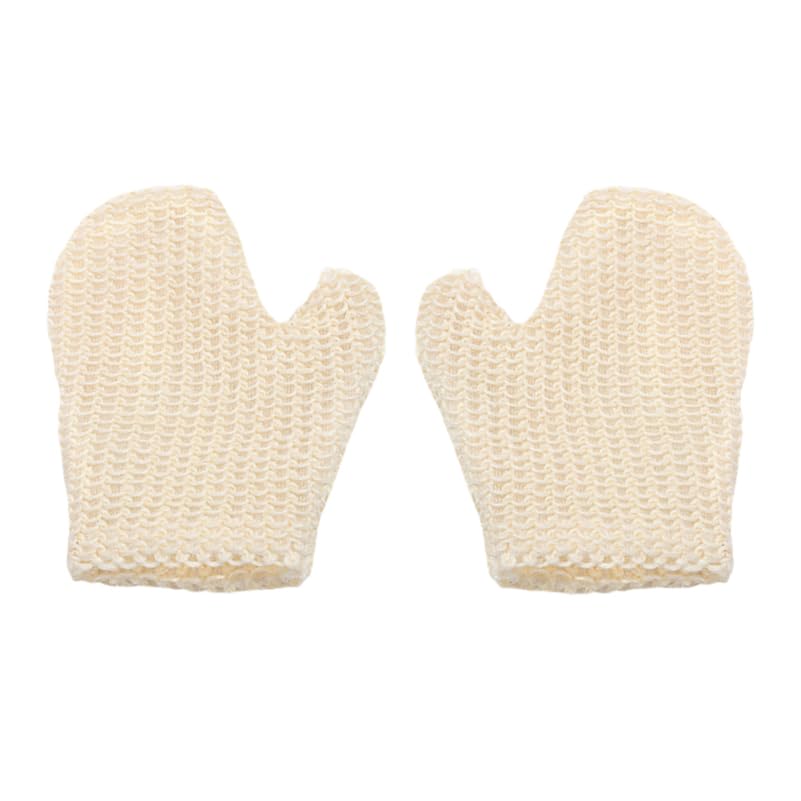 Gant exfoliant pour massage corporel FRCOLOR et gants de bain douche en sisal creux x2