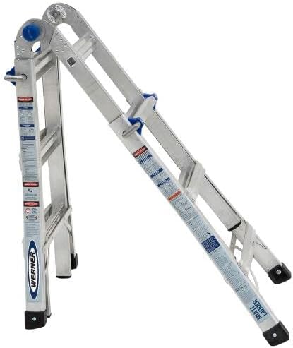 Werner MT-13 300-Pound Duty Rating Telescoping Multi-Ladder, 13-Foot