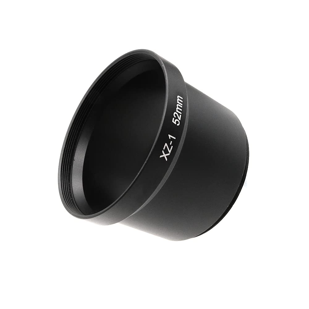 Tubo adaptador de lente de aluminio de 52 mm para cámara Olympus XZ-1/XZ-2, compatible con filtro UV CPL Macro Star y accesorios de lente gran angular