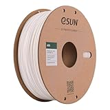 eSUN ABS 3Dプリンターフィラメント1.75 mm、寸法精度 +/- 0.05mm、 3Dプリンター用 1KGスプール造形材料 (白)