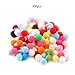 Produktbild Logicstring Polyester Farbe Plüsch Ball Mini Small DIY Kreative Handgemachte Schmuck Hut Schal Zubehör Bunte Pompons Craft Nähen
