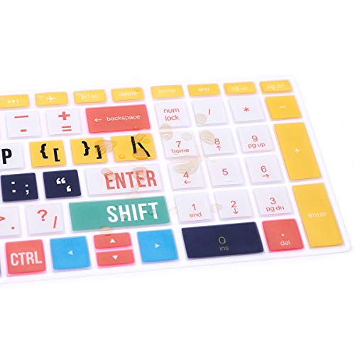 Evita el polvo en tu teclado HP Pavilion x360 con esta funda de diseño arcoíris 7