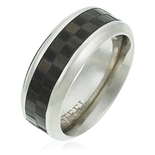 Orphelia unisex Stainless Steel Ring IP-Plating Cover