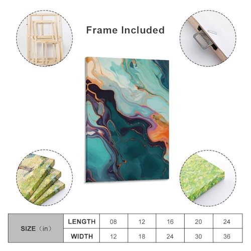 Toile murale esthétique pour habiller un mur vide sans perçages complexes - 2