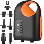 ChicDwell SUP Electric Pump 20PSI, Portable Paddle Board Pump with Auto-Stop & Digital Display, 12V DC Car Connector, Fast Inflation for Paddle Boards, Boats, Air Tents, Awnings & More