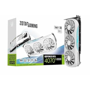 ZOTAC GAMING GEFORCE RTX 4070 TI SUPER TRINITY OC WHITE EDITION 16GB GDDR6X - ZT-D40730Q-10P