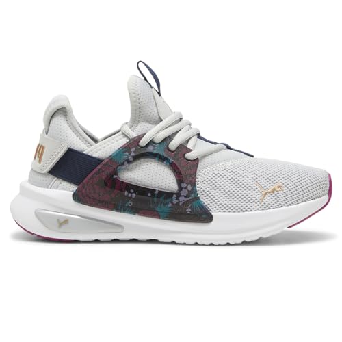 PUMA Womens Softride Enzo Evo Winter Blooms Running Sneakers Shoes - Grey - Size 9 M