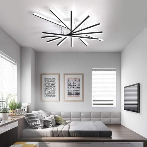 Plafonnier LED moderne de 42,5 pouces variable pour lustre salon