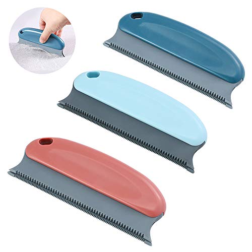 SITAKE 3 Pack Dog Cat Hair Remover Brush, Professional Pet Hair Remover Brush Comb, Chom Chom Roller for Cleaning Bed, Clothe, Carpet, Couch, Sofa, Furniture and Car Seat