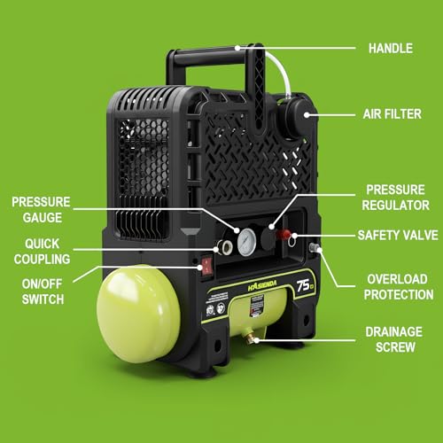 HASIENDA Wall-Mount Air Compressor