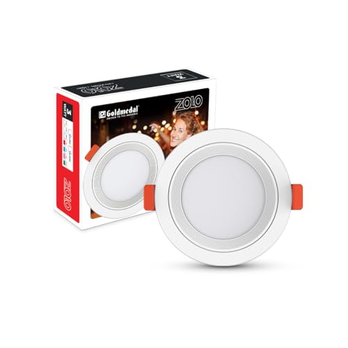 Image of Goldmedal Zolo 15W Round LED Surface Panel Light | Slim & Energy Efficient | Suitable for Bedroom, Living Room, Dining Room & Kitchen | Cool Daylight (6500K)