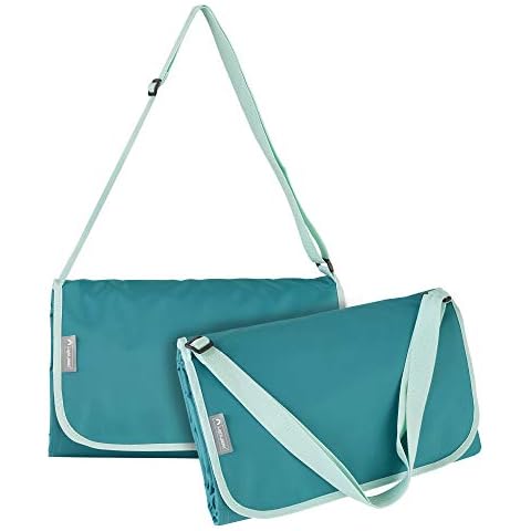 Lightspeed Outdoors XL Folding Outdoor Blanket Yucca Frond, Camping Essentials, Tropical, 2-Pack Cover