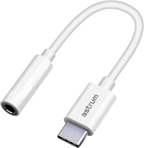 Astrum USB-C to 3.5mm AUX Audio Adapter with DAC Chip for Android, iPad & Headphones โ AS040