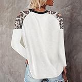 【Gutes Geschenk】Damen langarmshirt ist aus hochwertigen Materialien gefertigt, leicht und atmungsaktiv, Lose Stil ist angenehm zu tragen.Casual Style; Einfach zu passen Verschiedene Kleidungsstil. Perfekt für Sport, Urlaub, oder einfach nur Zeitskleidung.Der Langarm langarmshirt Übergangsjacke ist Perfekt für Damen mit Jeans, Shorts und Sneakers kombiniebar & ideal für Alltags, Sport, Freizeit usw. Ein süßes Geschenk für Geburtstag von Ihrer Familie, Tochter, Freundin oder Kollegen.