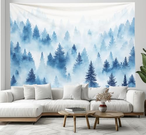 Tapisserie drapé mural 3D pour habiller un grand mur de chambre à coucher